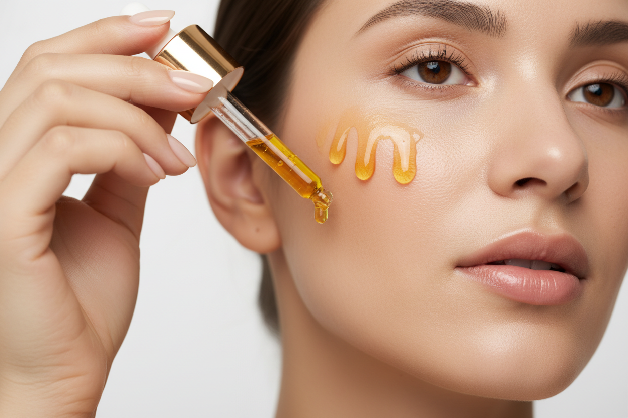 vitamin c serum application